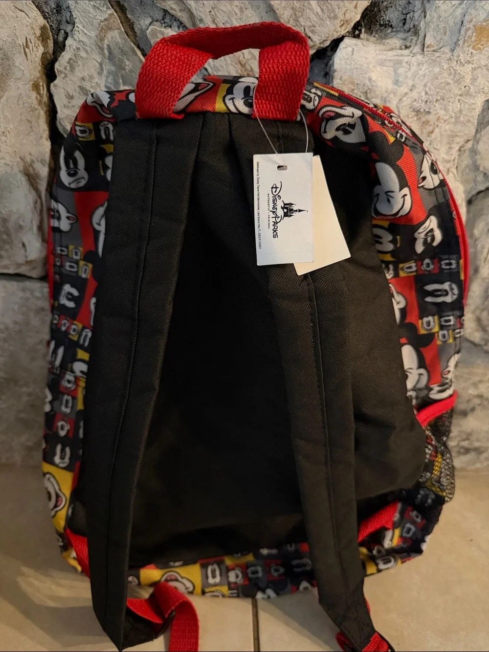 Disney Parks Disneyland Resort Mickey Pattern Backpack NWT!